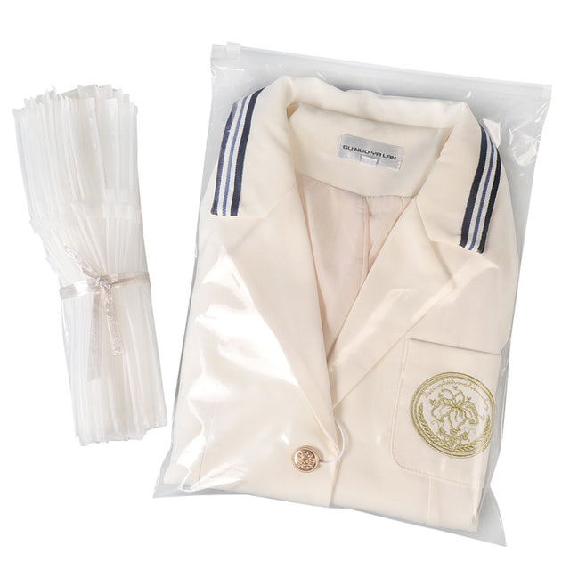 Pe Transparent Zipper Bag - 13 Inches X 19 Inches