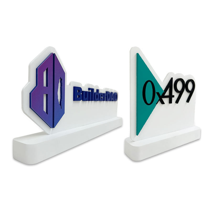 Acrylic Desktop Standee - 3d Letter Sign