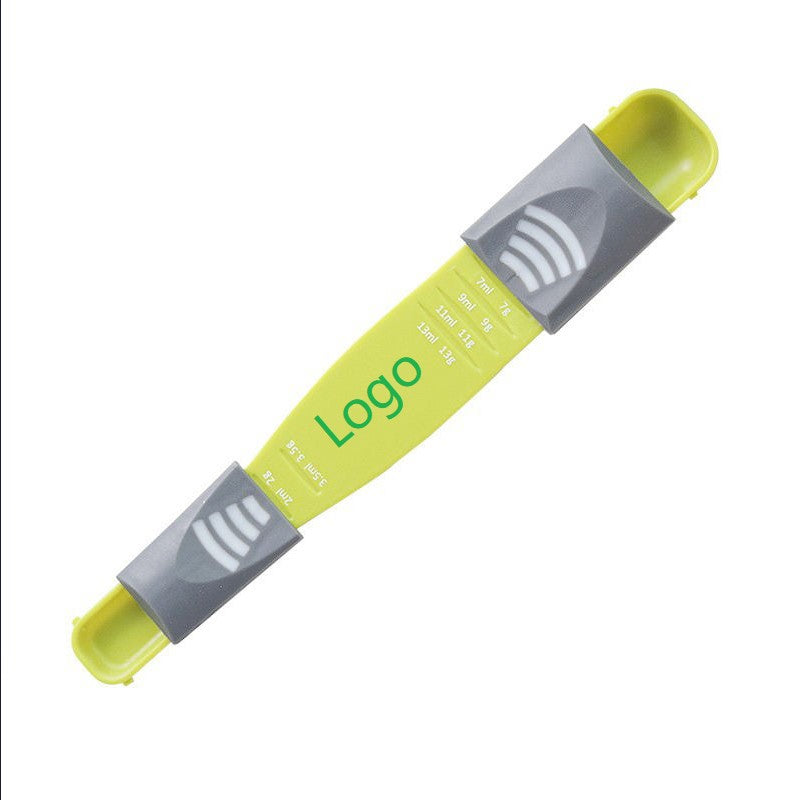 Cuillère doseuse réglable à double tête 