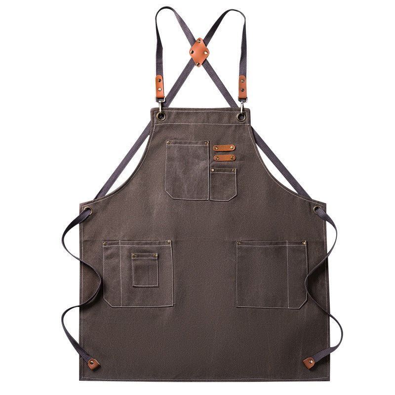 Adjustable Denim Bib Work Apron