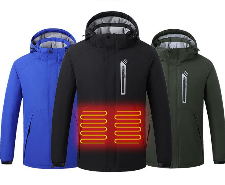 Combinaison chauffante avec batterie externe de 10 000 mAh