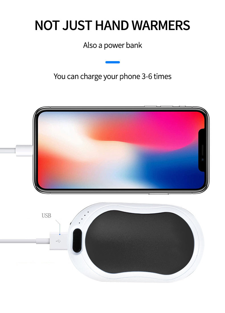 Chauffe-mains Power Bank 10 000 mAh 