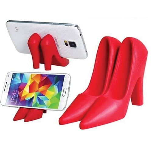 Support de téléphone pour chaussures à talons hauts 