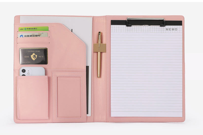 Chemise multifonctionnelle pour documents professionnels A4 