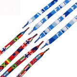 Lacet plat imprimé avec logo personnalisé 