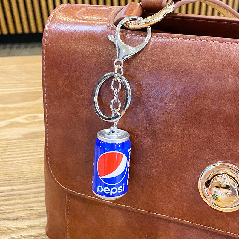 Soda Can Bottle Keychain