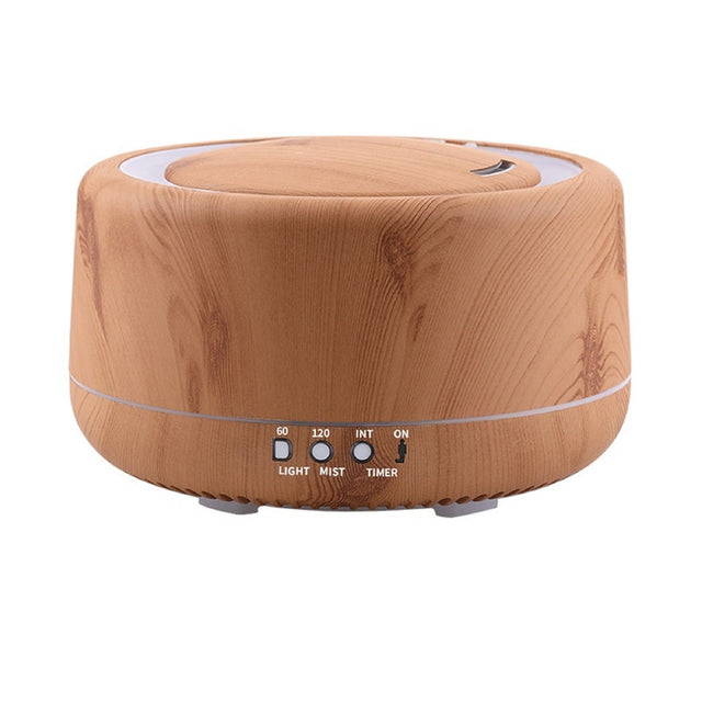 650 Ml Wood Grain Aroma Diffuser Humidifier - Yorkn Inc✅