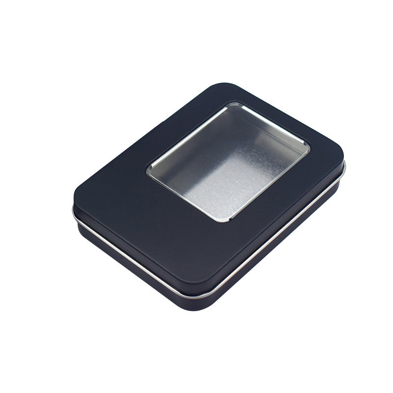 Boîte en fer blanc avec logo personnalisé 