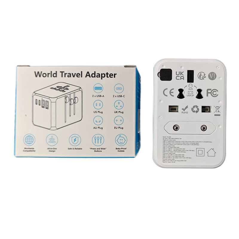 65w Gan Fast Charging Global Travel Plug Adapter - Yorkn Inc✅