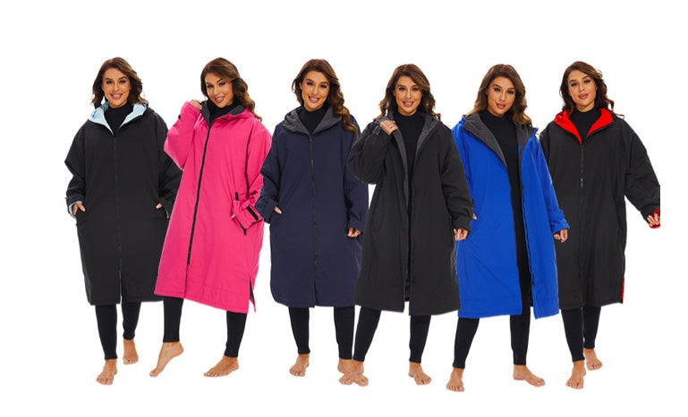 Parka de bain chaude et imperméable 