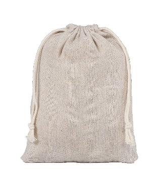 Sac à cordon en toile de jute 