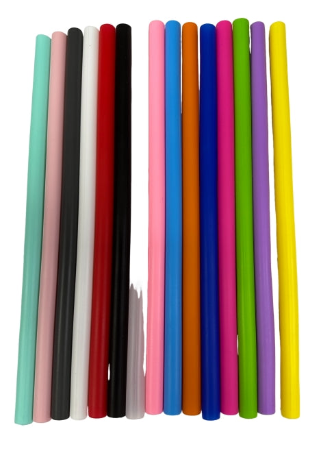 Pailles en silicone personnalisées 