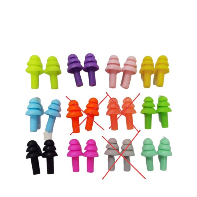 Bouchons d'oreilles dans une boîte en métal avec porte-clés 