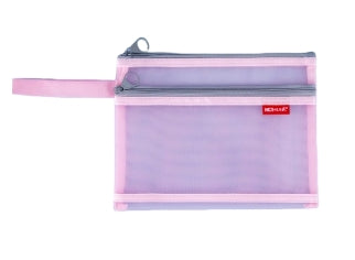 Sac en maille de nylon à fermeture éclair 