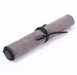 Jeu d'échecs enroulable en daim 