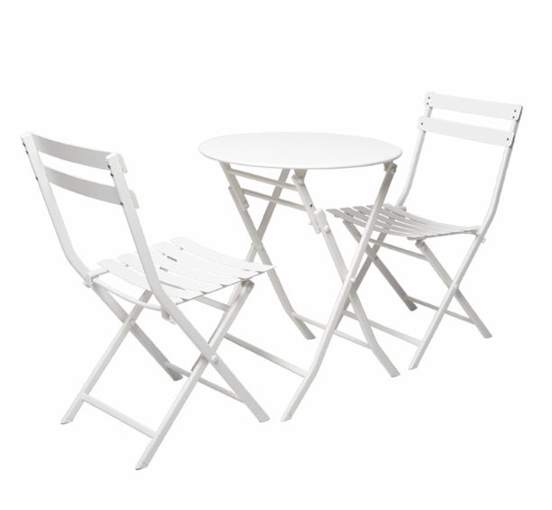 Table et chaises de bistrot 