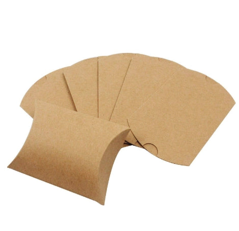 Boîte oreiller en papier kraft 