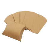Boîte oreiller en papier kraft 