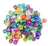 Dés transparents de 14 mm 