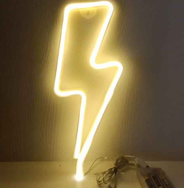Lightning Bolt Led Hanging Light