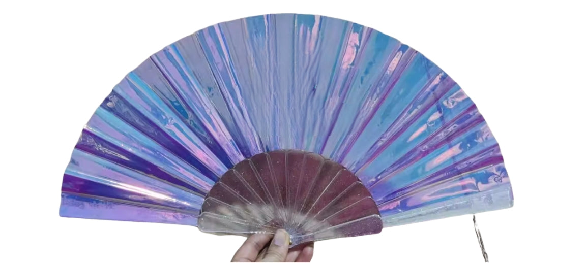 Colorful Bamboo Fan