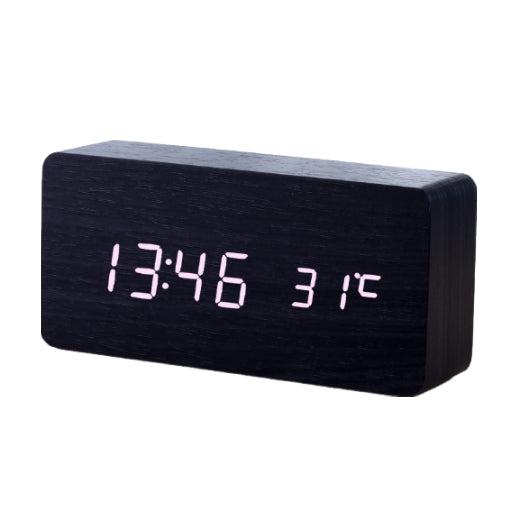 Led Wood Clock