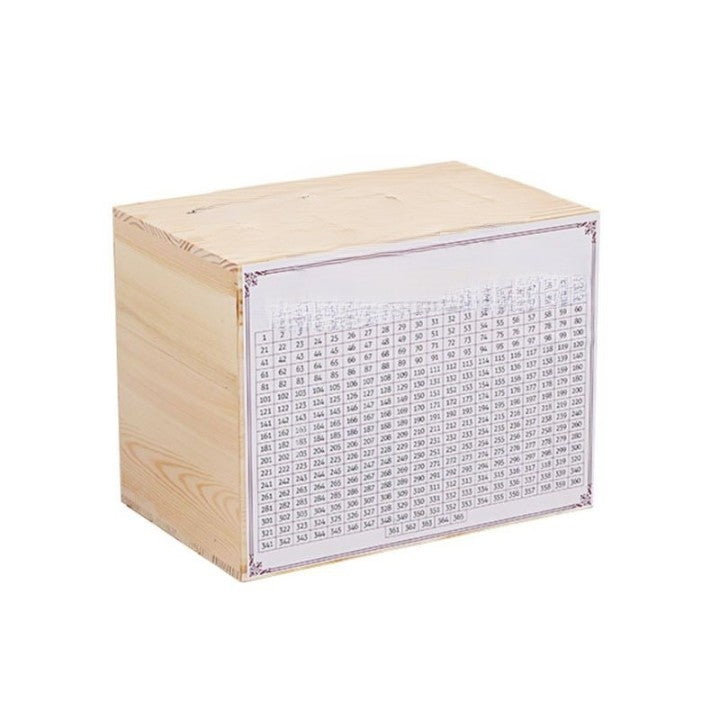 Coffret bancaire en bois personnalisé 