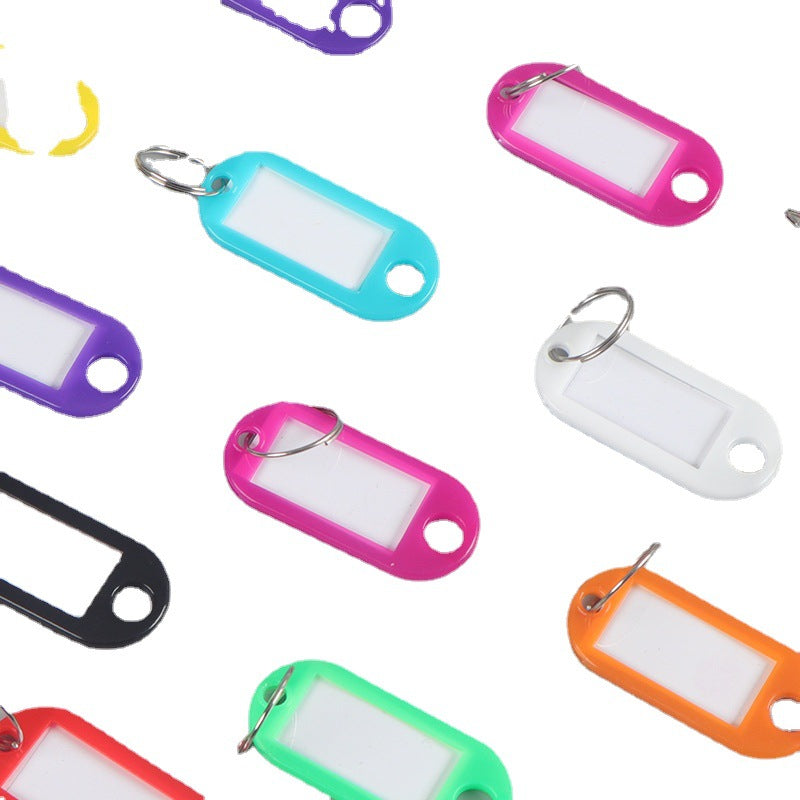 Plaque de clé en plastique 