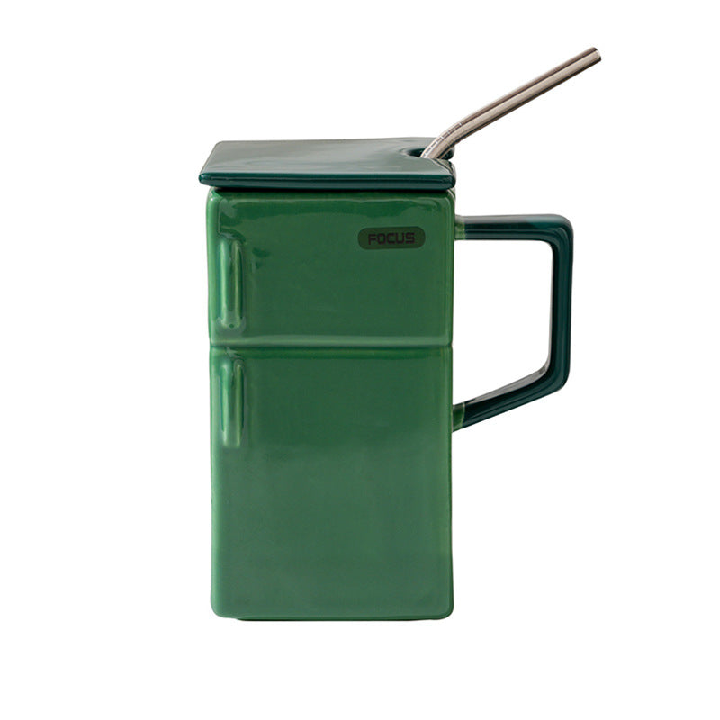 Fridge Shaped Ceramic Cup