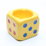 Ceramics Dice Ashtray