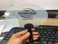 Clear Hand Fan