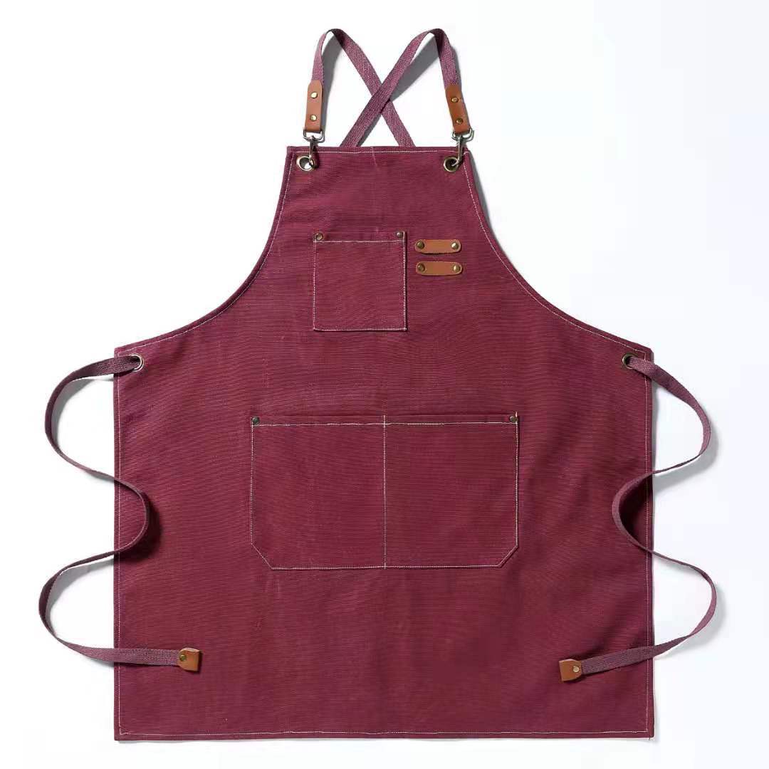 Kids Apron With Detachable Button
