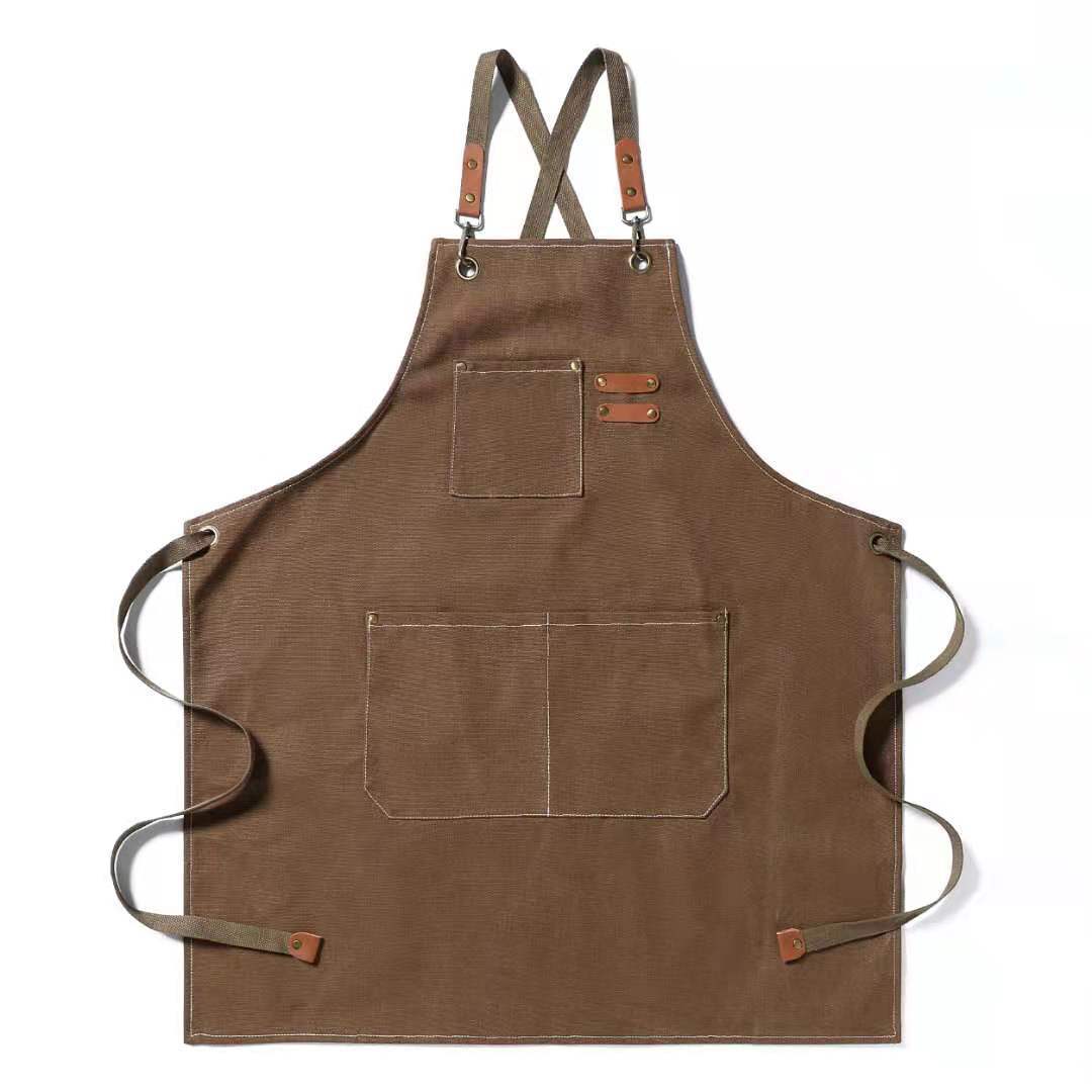 Kids Apron With Detachable Button
