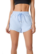 Short de détente à cordon de serrage pour femme 