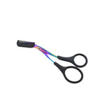 Ciseaux à sourcils en titane colorés 