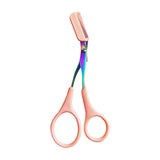 Ciseaux à sourcils en titane colorés 