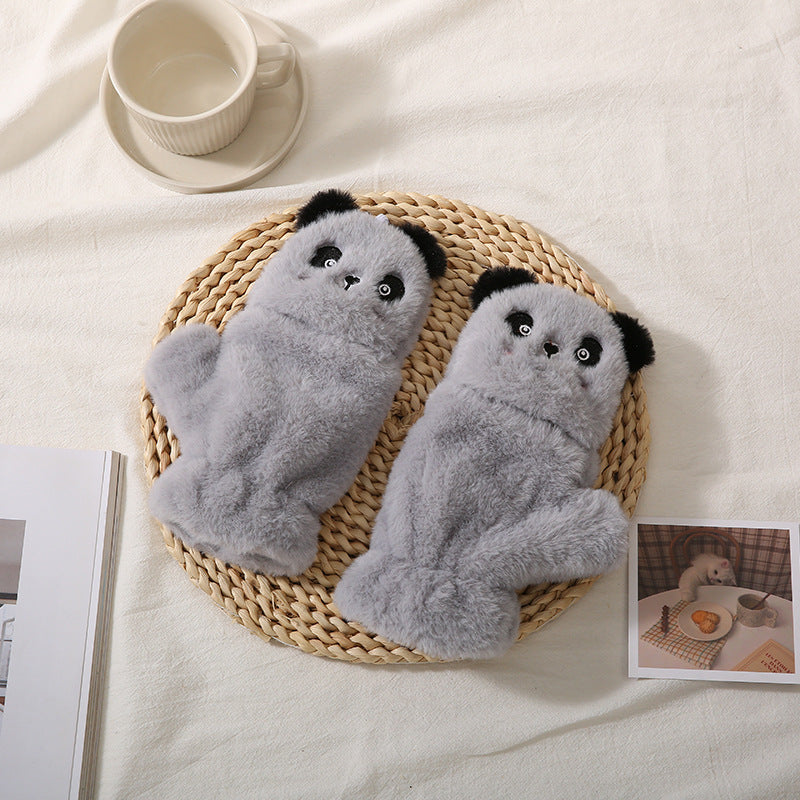 Gants panda mignons 