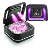 Machine de nettoyage de dispositifs de retenue pour les soins dentaires 