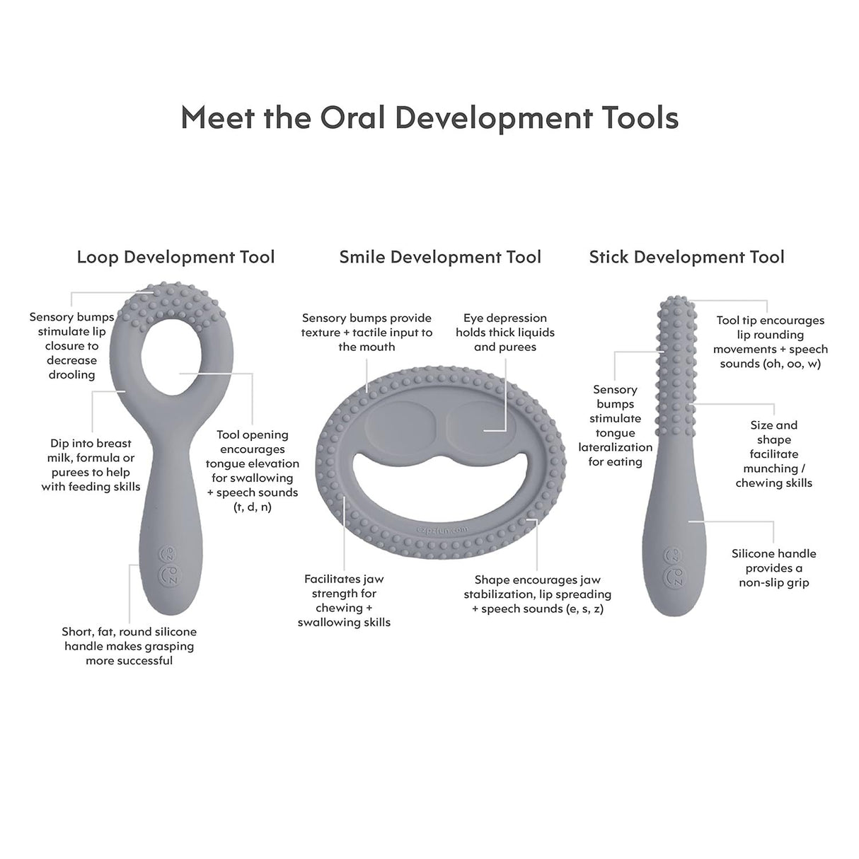 Infant Oral Development Tool Kit 3pcs