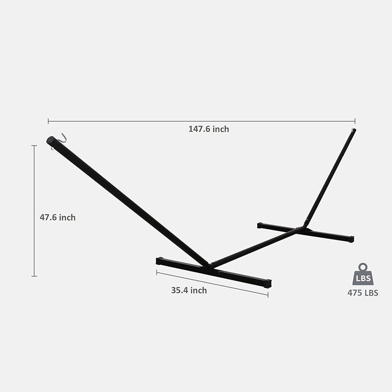 Hamac 2 personnes avec support inclus 