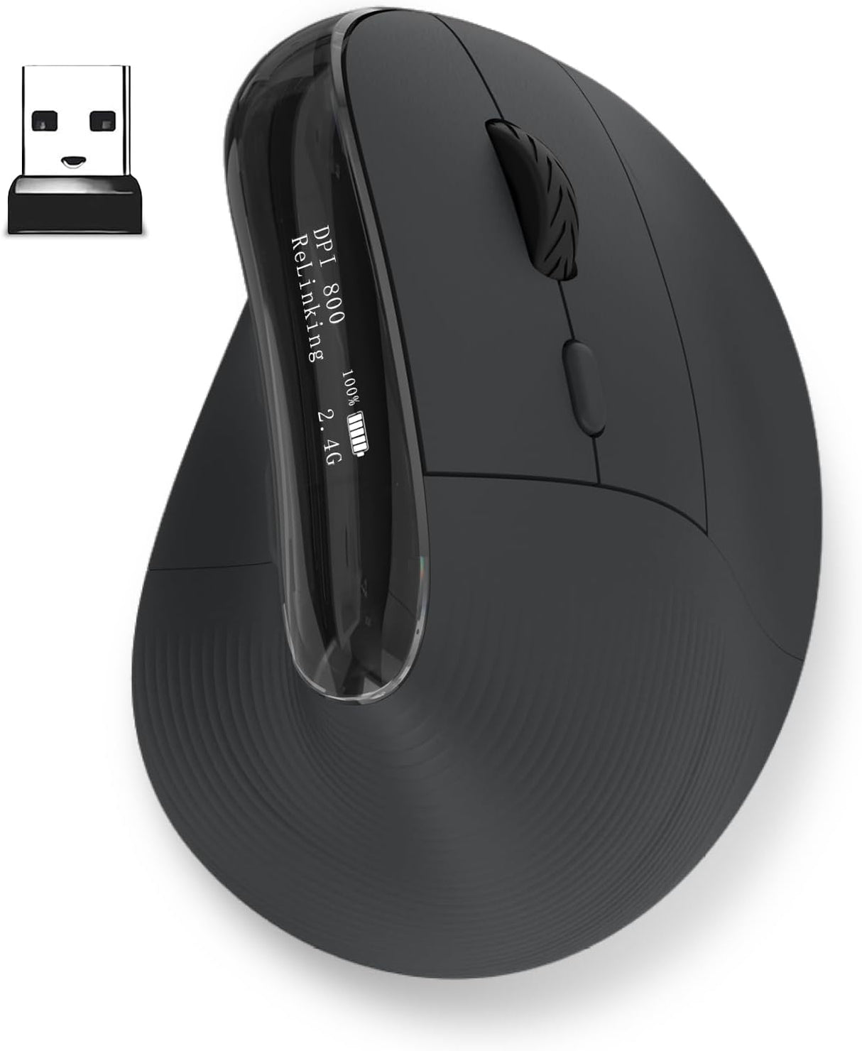 Souris verticale ergonomique sans fil 