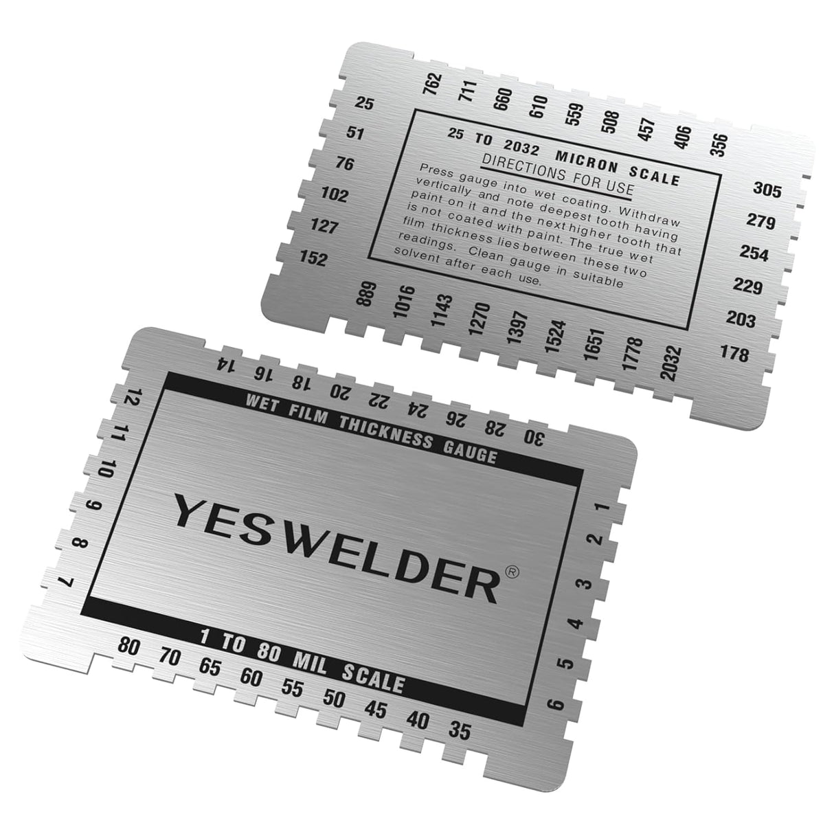 Peigne de mesure d'épaisseur de film humide 