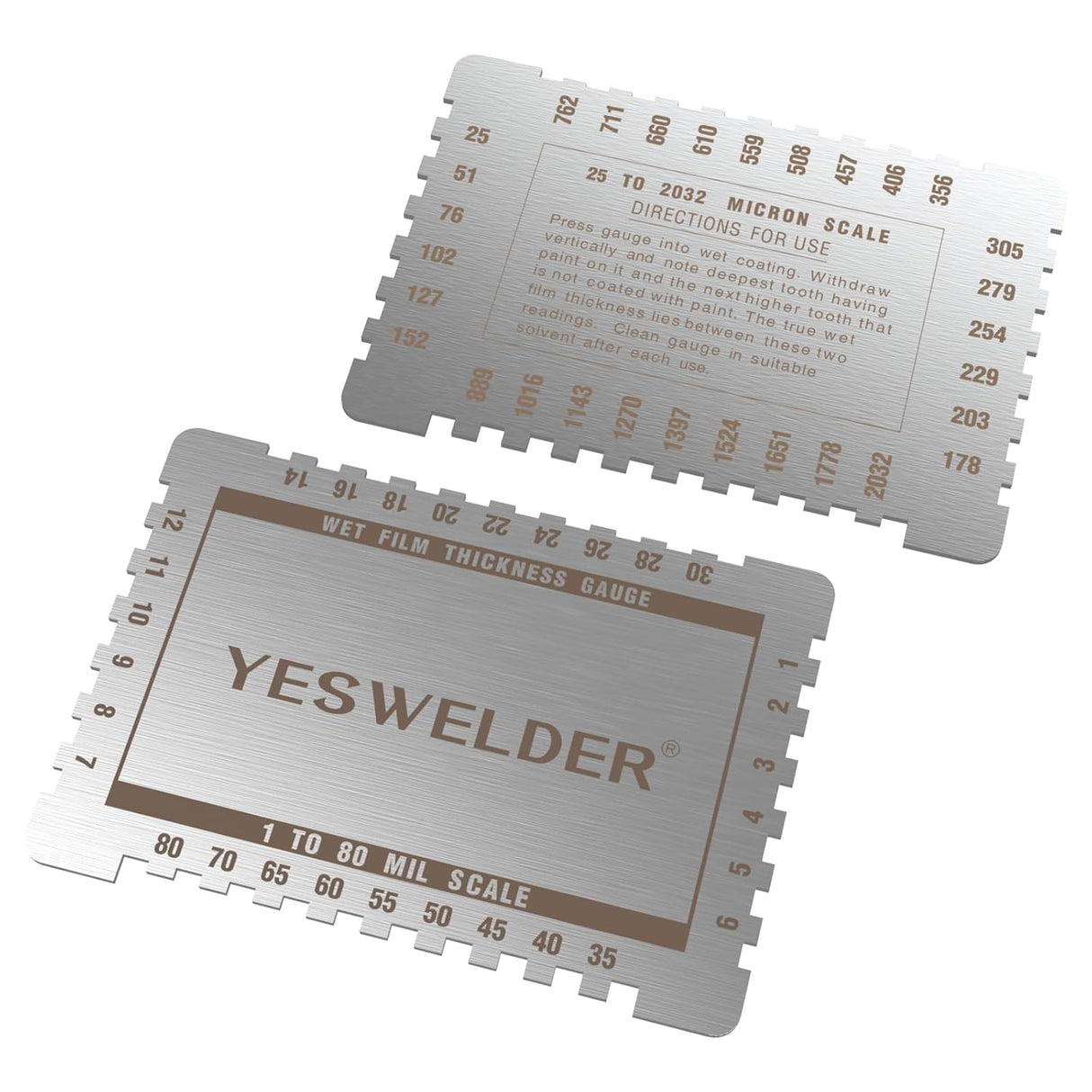 Peigne de mesure d'épaisseur de film humide 