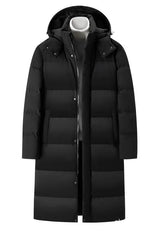 Long Coat Hooded Insulated Puffer
