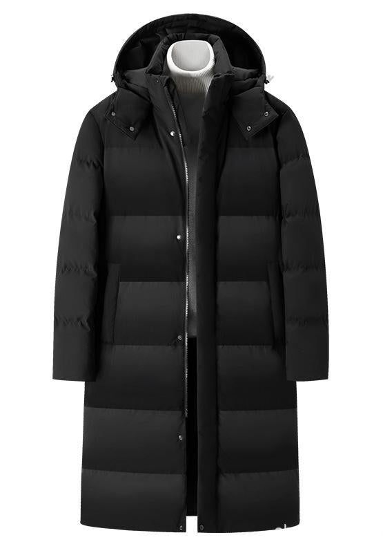 Long Coat Hooded Insulated Puffer