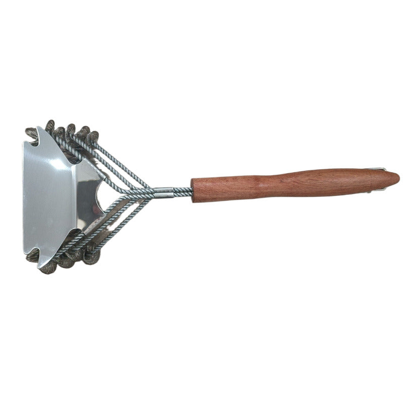 Brosse de nettoyage pour gril en acier inoxydable 
