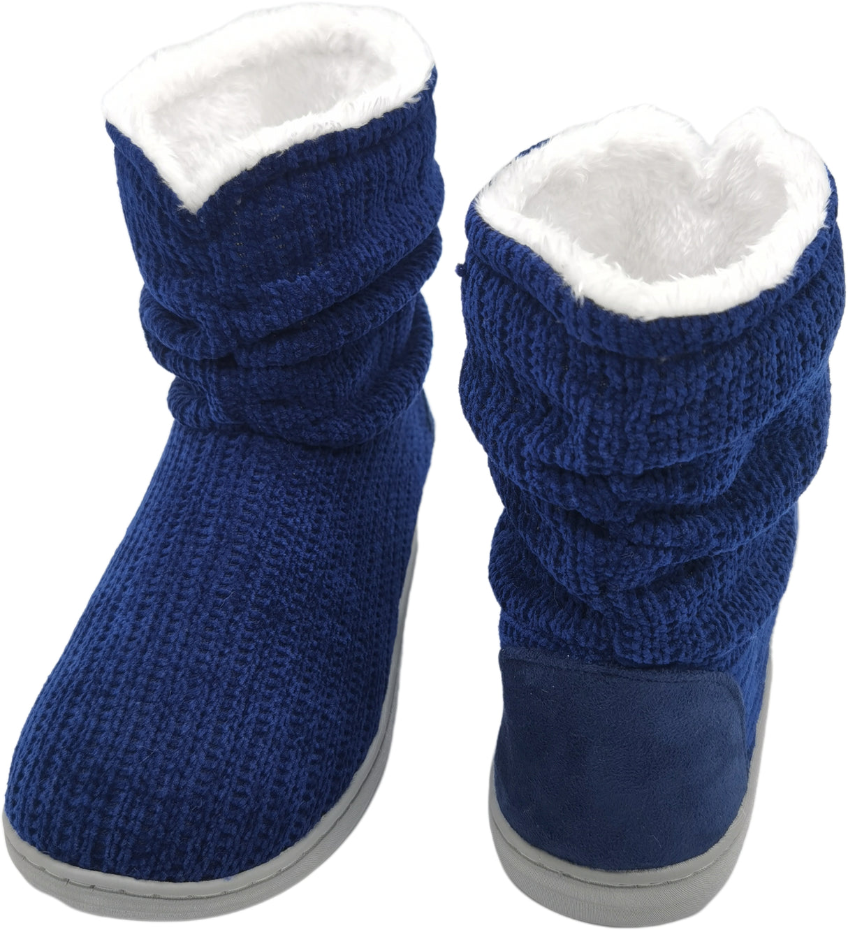 Chaussons bottines en tricot 