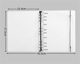 B5 Binder With 9 Rings