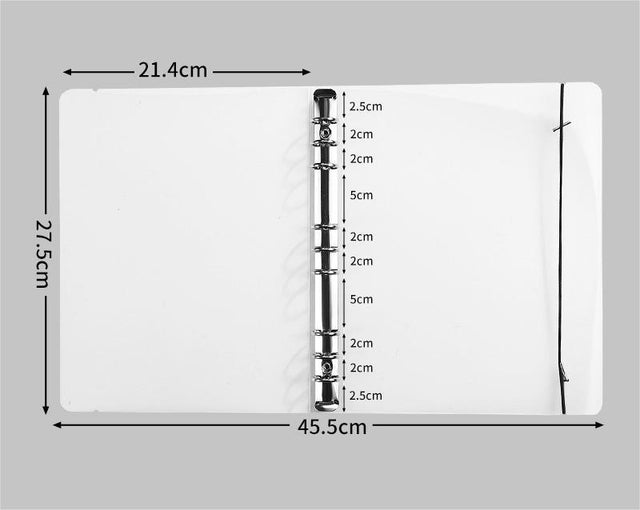 B5 Binder With 9 Rings
