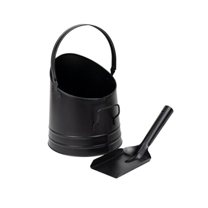 Kit de 2 seaux à cendres pour cheminée 